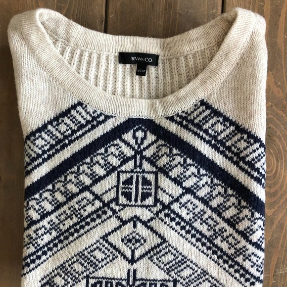 RW&CO Cotton Wool Blend Knit Sweater | Size XS - Picture 12 of 12